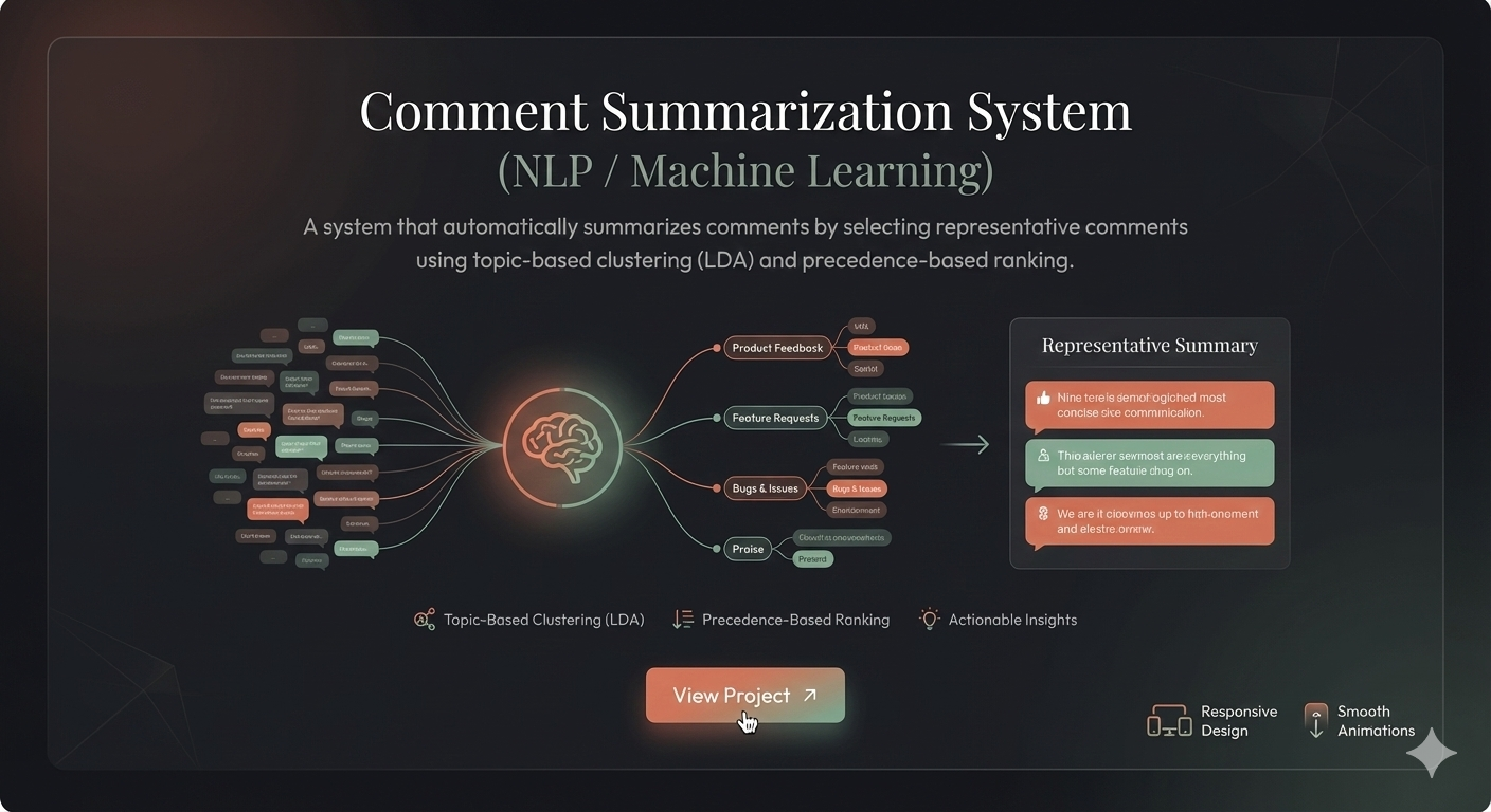Comments Summarization